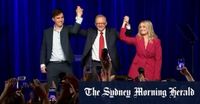 Albanese delivers victory speech
