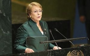 Michelle Bachelet Receives Indira Gandhi Peace Prize