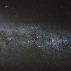 Panorama of the Whale Galaxy