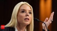 Pam Bondi fires DOJ paralegal Elizabeth Baxter accused of obscene gestures at National Guard - The Times of India