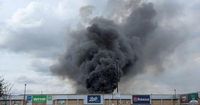 Residents hear 'explosions' as firefighters tackle enormous blaze