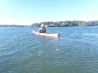 Kayakers explore unique Ovens Mouth Passage