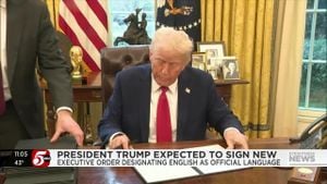 Trump Signs Order Making English Official Language