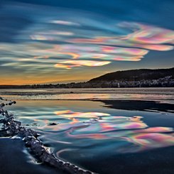  Iridescent Clouds over Sweden 