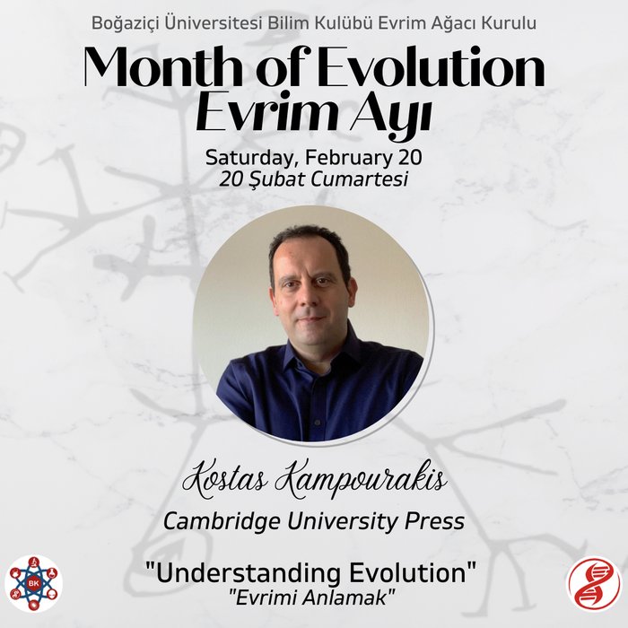 Evrimi Anlamak - Kostas Kampourakis (Boğaziçi Üni. Evrim Ayı)