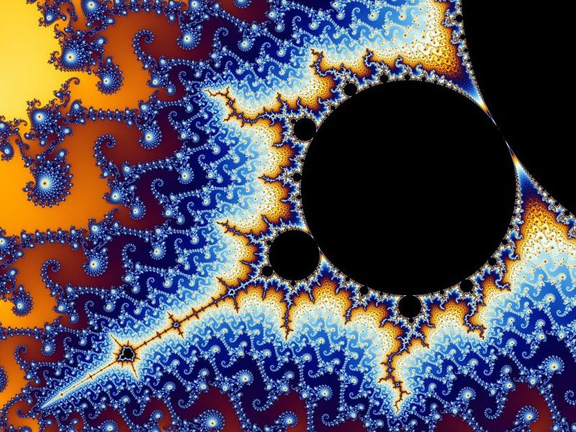 Mandelbrot serisinin oluşturduğu şekli yeteri kadar büyüttüğümüzde karşımıza çıkan bölümlerden biri.