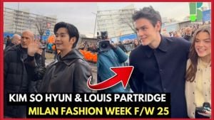 Kim So-Hyun Shines At Milan Fashion Week