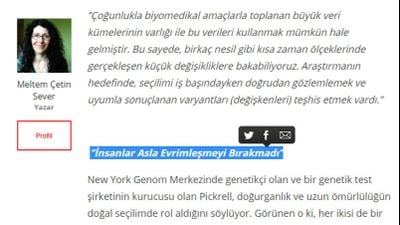 Evrim Ağacı'ndan Cümleler ve Paragraflar Paylaşmak Artık Çok Kolay!