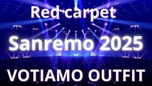 Sanremo 2025 Kicks Off With Dazzling Fashion On The Green Carpet