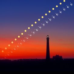 Solar System Rising Over Fire Island