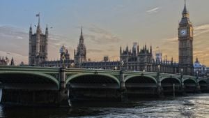 Violence Erupts On Westminster Bridge Leaving Man Critically Injured