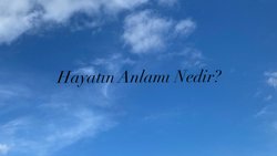 Hayatın Anlamı Nedir?