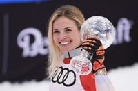 Gut-Behrami wins sixth Super-G title