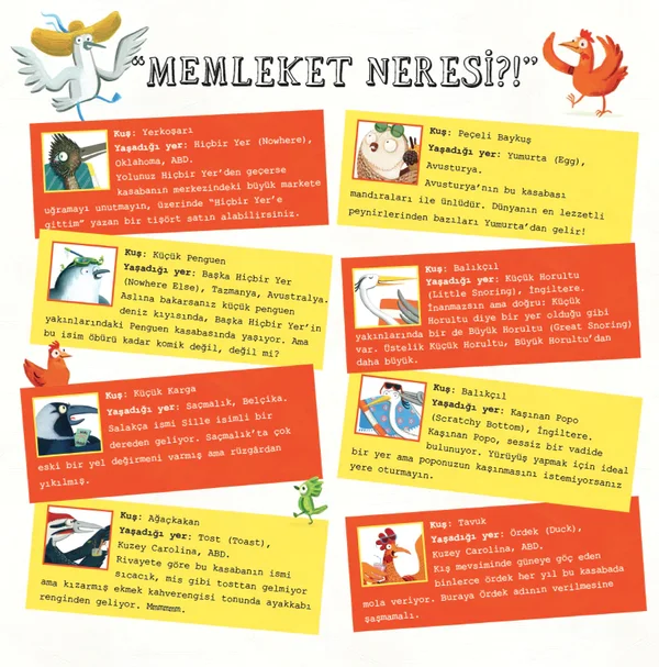 Komik Kitap Seti: Komik Yer İsimleri Oteli, Komik Hayvan İsimleri Bakanlığı (2 Kitap)