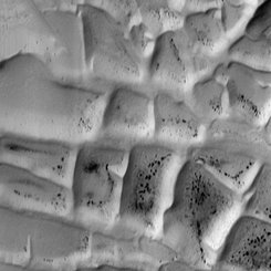 Mars: Güney Kutbu Yakınlarında Sırtlar