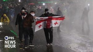 Protests Erupt As Georgia Halts EU Membership Talks