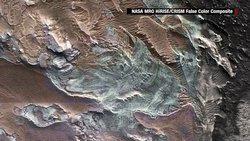 Bilim İnsanları Mars'ta Eski Bir Buzulun İzlerini Keşfettiler
