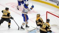 Alex Tuch scores late in OT to lift the Sabres over the Bruins 3-2