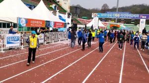 Woori Bank And Inchon Sign MOU For International Marathon