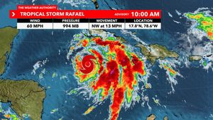 Tropical Storm Rafael Threatens Caribbean And Gulf Coast