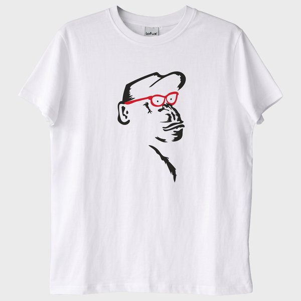 "Cool Chimp with Red Glasses" T-Shirt