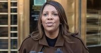 US attorney whose office is investigating Letitia James is told he's being removed, AP source says
