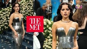 Jenna Ortega Stuns In Metal Dress At Met Gala
