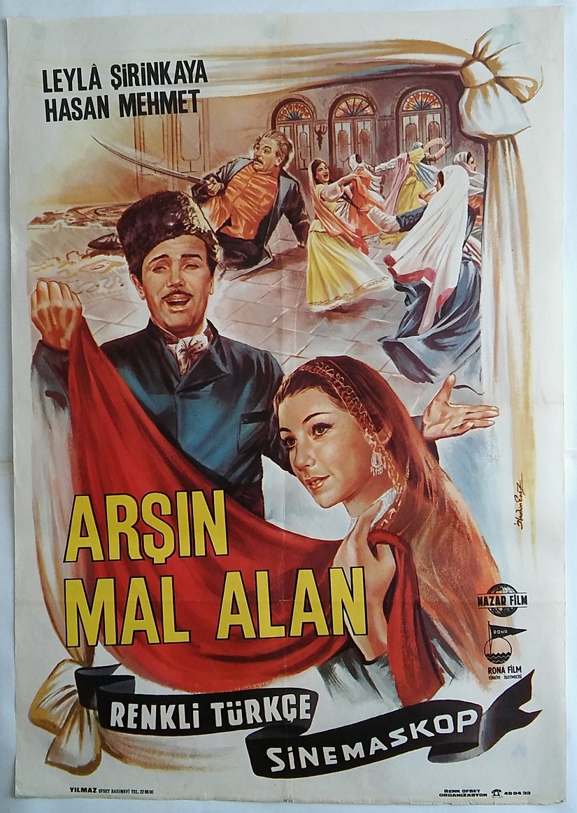 (Meşhur eser Arşın Mal Alan'ın afişi)
