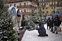 Cortina is abuzz for the Winter Olympics. Co-host Milan not so much