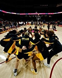 Iowa women suffer first Big Ten loss; falling 81-69 to USC in Los Angeles - Hawk Fanatic
