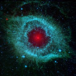 Dust and the Helix Nebula