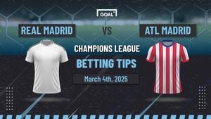 Real Madrid Faces Atletico Madrid In Champions League Clash