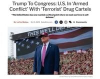 Ben - Trump To Congress: U.S. In ‘Armed Conflict’ With ‘Terrorist’ Drug Cartels | Facebook
