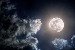 Flower Moon Approaches As May's Waxing Gibbous Shines