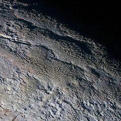  Pluto's Snakeskin Terrain 