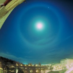A Halo Around the Moon