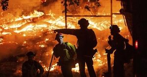 Pickett Fire Rages In Napa County Threatening Homes