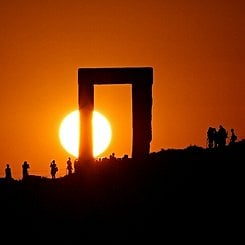 Sunset at the Portara