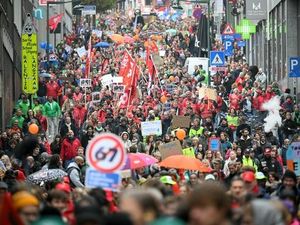Belgium Erupts In Massive Protests Over Austerity Plans