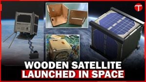 Wooden Satellite Launches To Explore Future Space Solutions