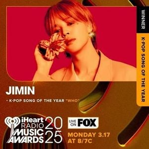 BTS's Jimin Wins K-Pop Song Of The Year At IHeartRadio Awards