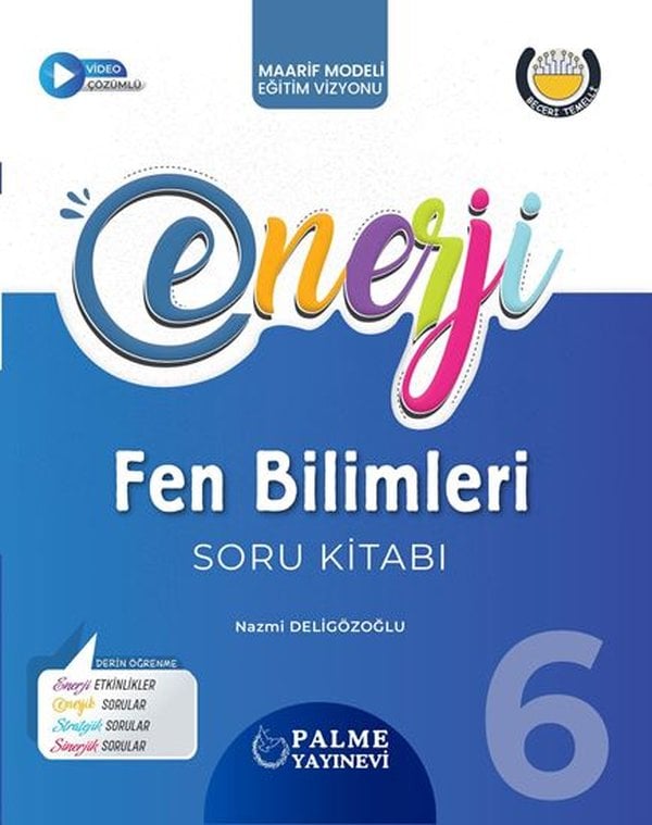 PALME 6.SINIF ENERJİ FEN BİLİMLERİ SORU KİTABI