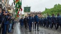 Adunata degli Alpini a Biella, Zaia: «Un orgoglio esserci da Governatore del Veneto»