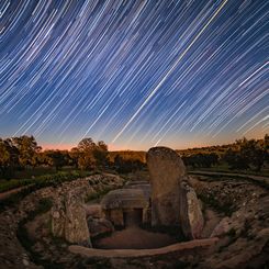  Star Trails and the Equinox Sunrise 