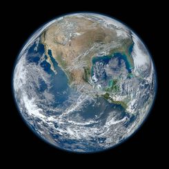 Blue Marble Earth from Suomi NPP