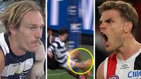 ‘That is unreal’: Epic moment saves Saints in AFL thriller as Cats rocked by brutal blow