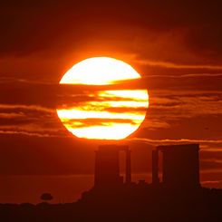 December Sunrise, Cape Sounion