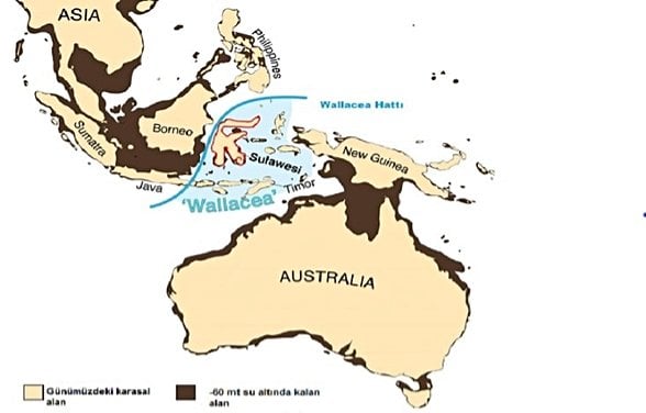 Pleistosen Çağ Avustralya Haritası