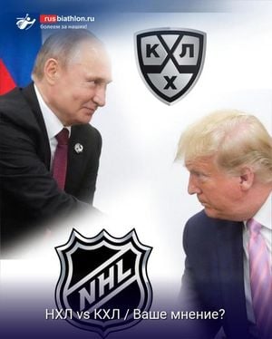 Trump And Putin Discuss Potential NHL-KHL Hockey Matches