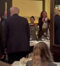 Protesters confront Trump in DC restaurant: 'Hitler of our time, Free Palestine'